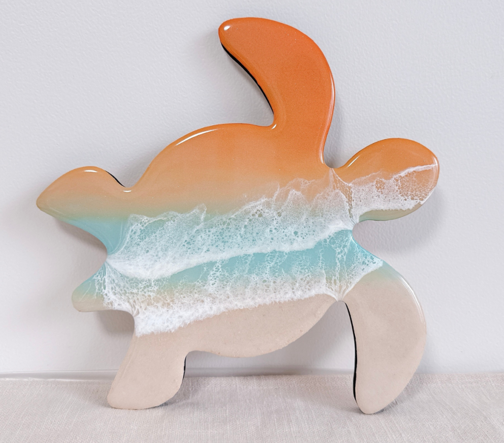 夏休みの作品づくりといえば海レジンアート