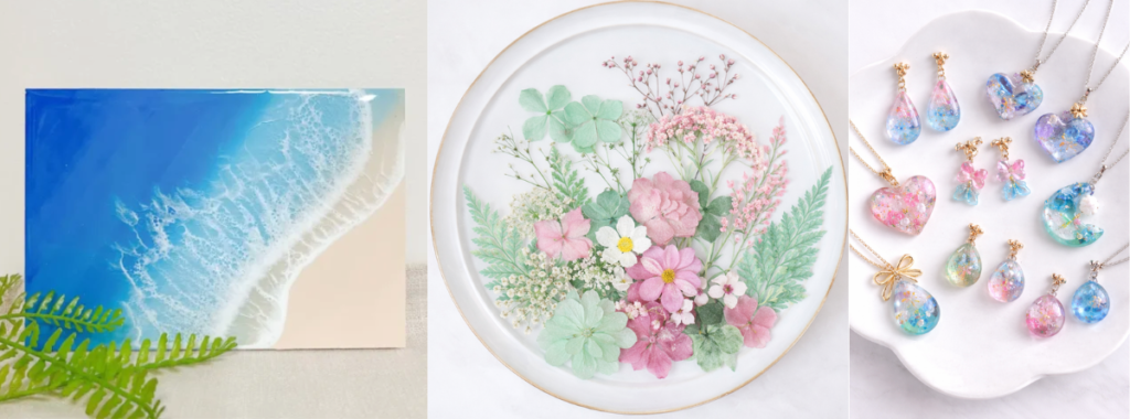 レジンアートの数々